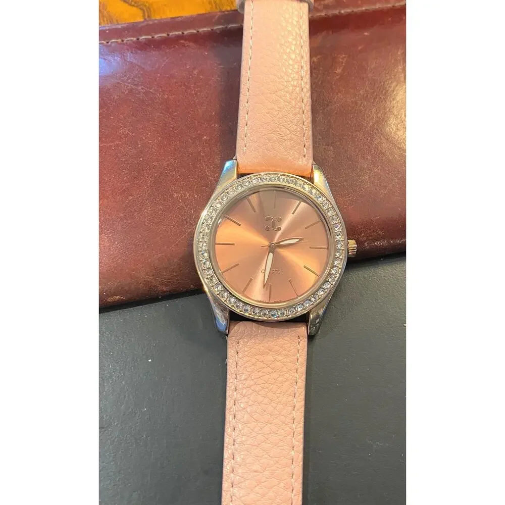 Women's 40mm Rose Gold Tone Charming Charlie Watch, Crystal Accents